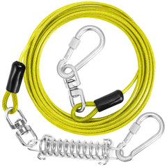 jenico Dog Tie Out Cable shown from the front with its full lead visible.