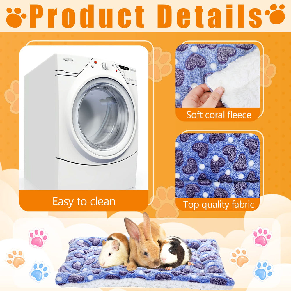 Jetec Guinea Pig Bed Pads shown close up to show the plush material.