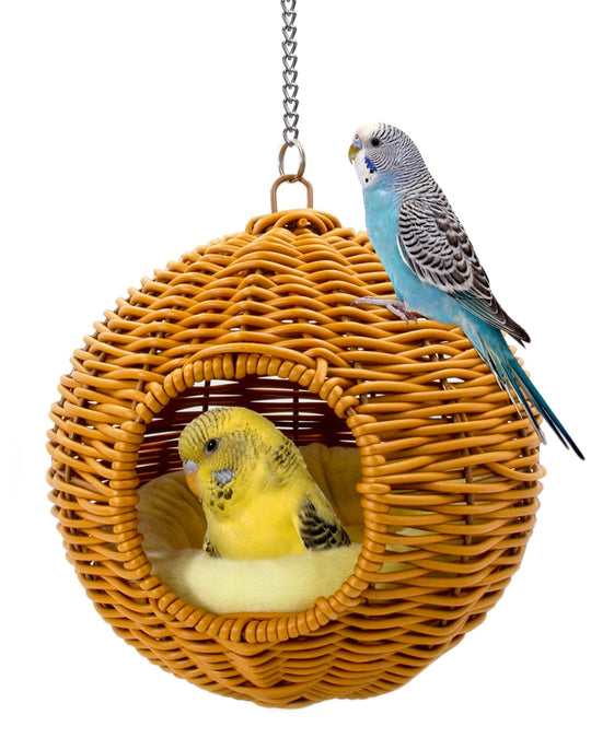 Jevnd bird nest hammock shown from the front.