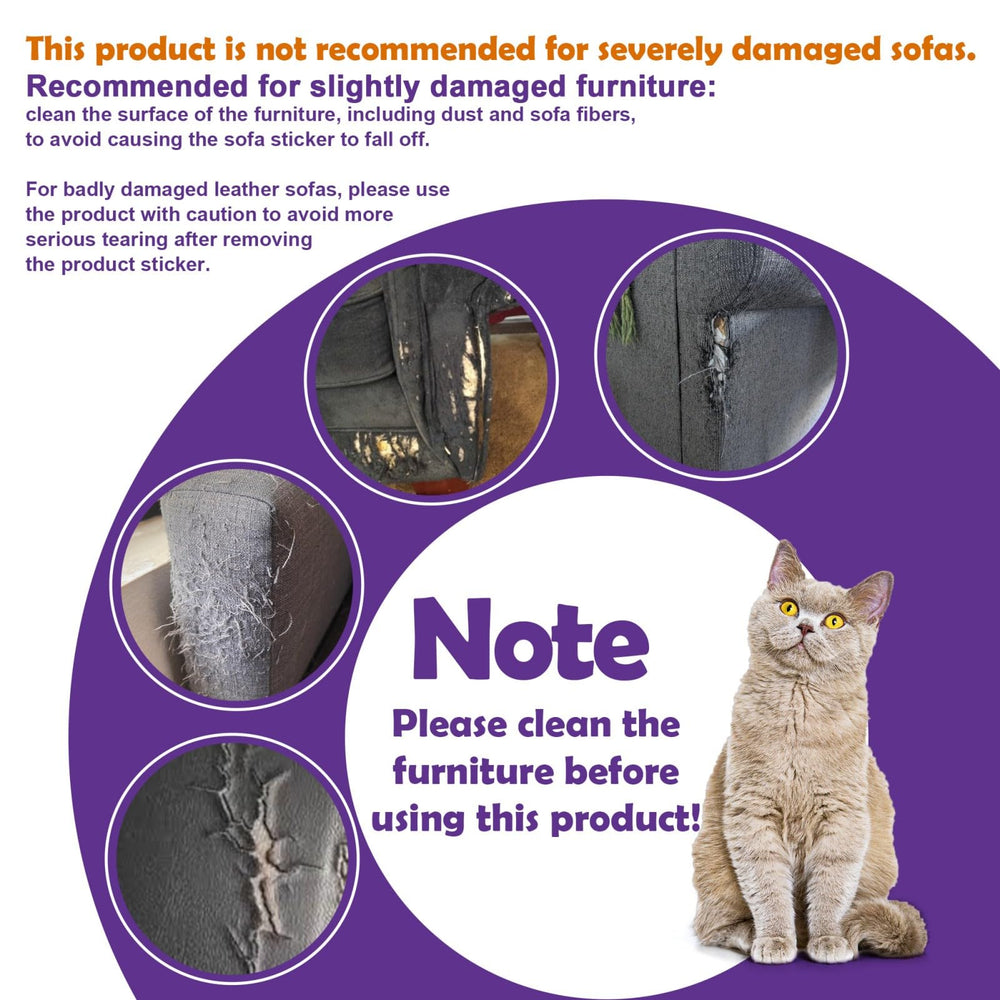 JINVOGREEN cat scratch furniture protector highlighting its flexible material.