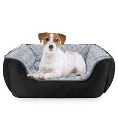 JOEJOY Rectangle Dog Bed shown from the front with its open low-entry side.
