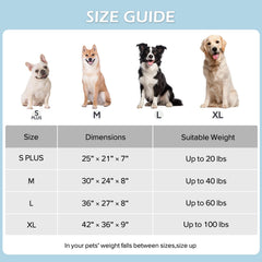 JOEJOY dog bed with its removable cover shown apart from the bed.