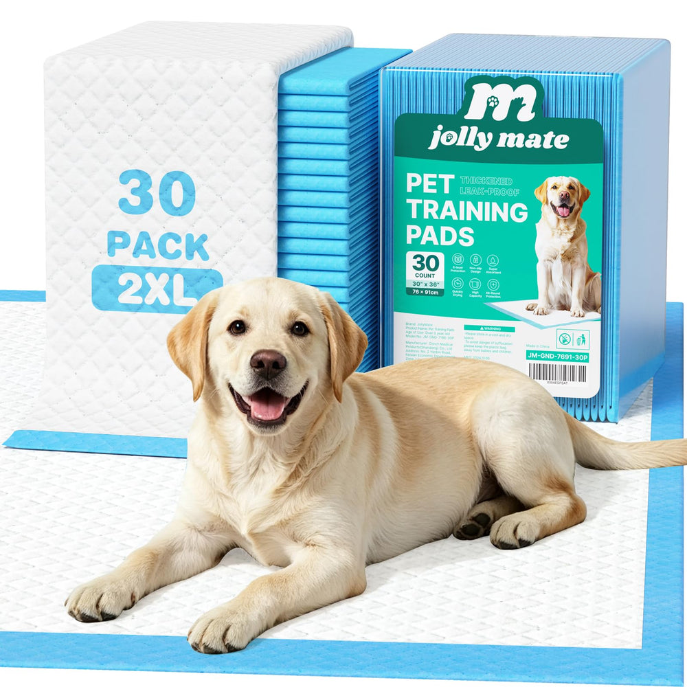 JollyMate dog pee pad shown from the front to display its overall surface.