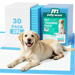 JollyMate dog pee pad shown from the front to display its overall surface.