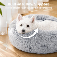 JOLLYVOGUE dog bed detail showing the raised border around the cushion.