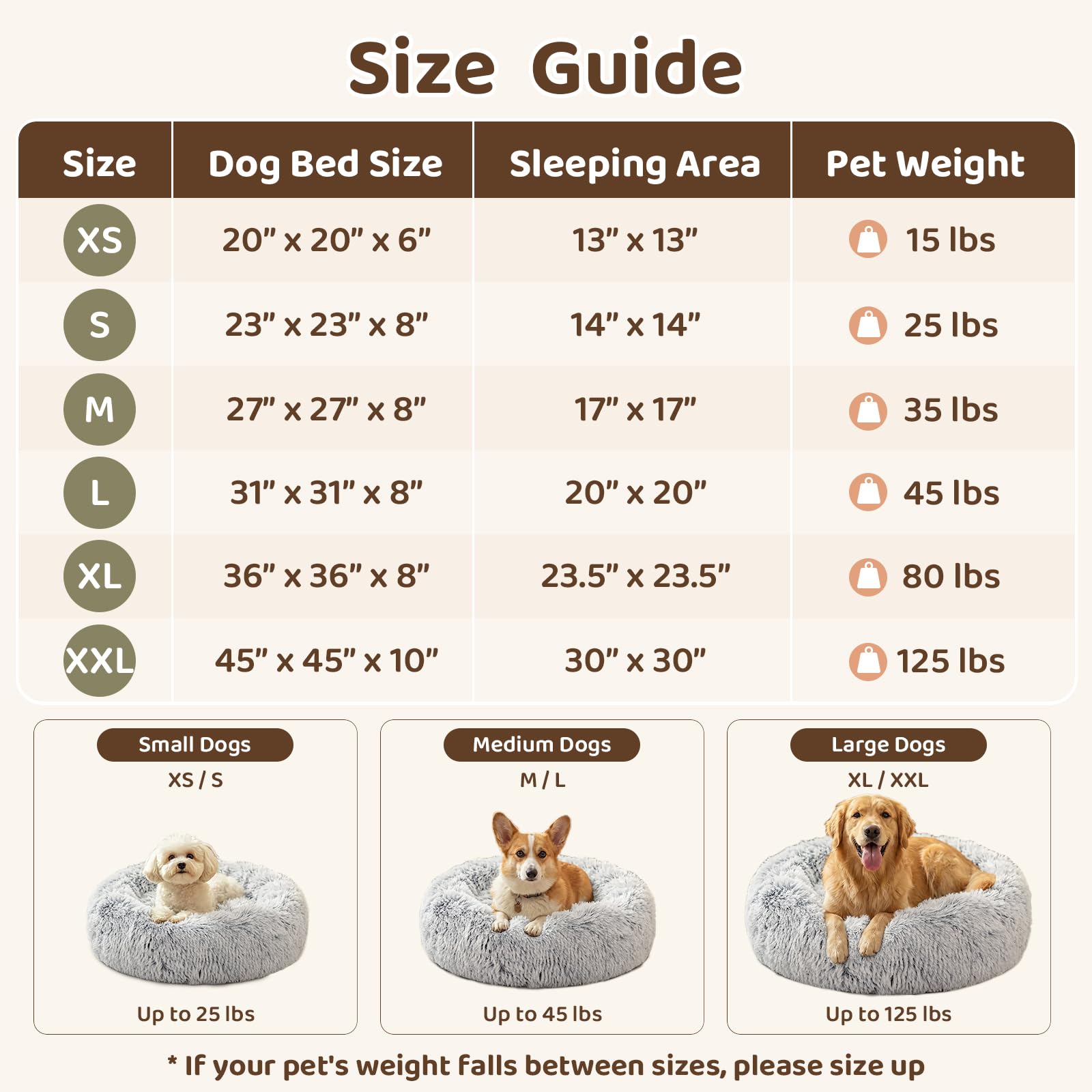 JOLLYVOGUE dog bed care details showing cold-water machine-wash instructions.