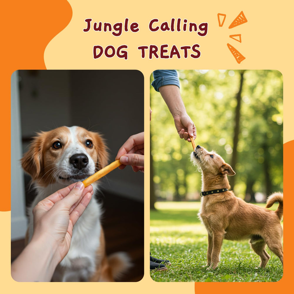 Jungle Calling Chicken Collagen Sticks nutrition information shown in a close-up.