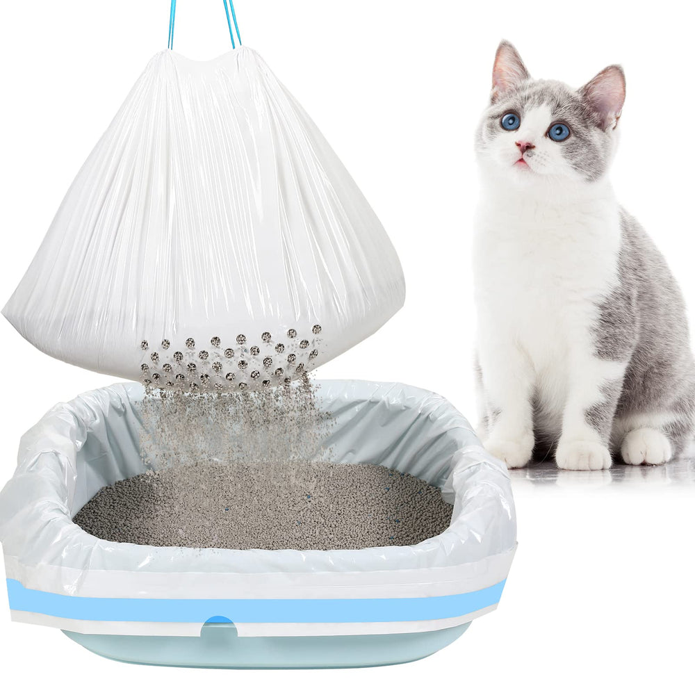 Jutom sifting litter box liners shown from the front.