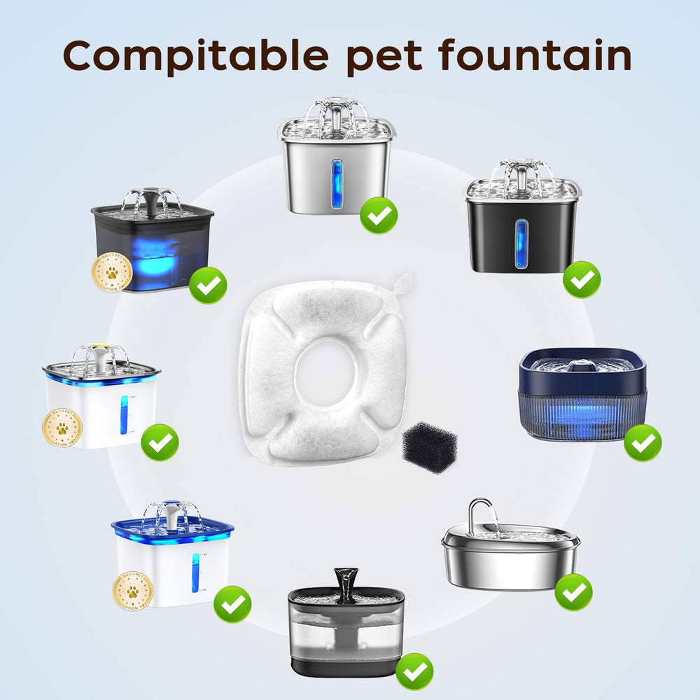 KANCHOU Cat Water Fountain Filter cartridge shown in close-up.
