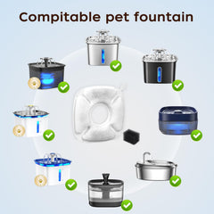 KANCHOU Cat Water Fountain Filter cartridge shown in close-up.