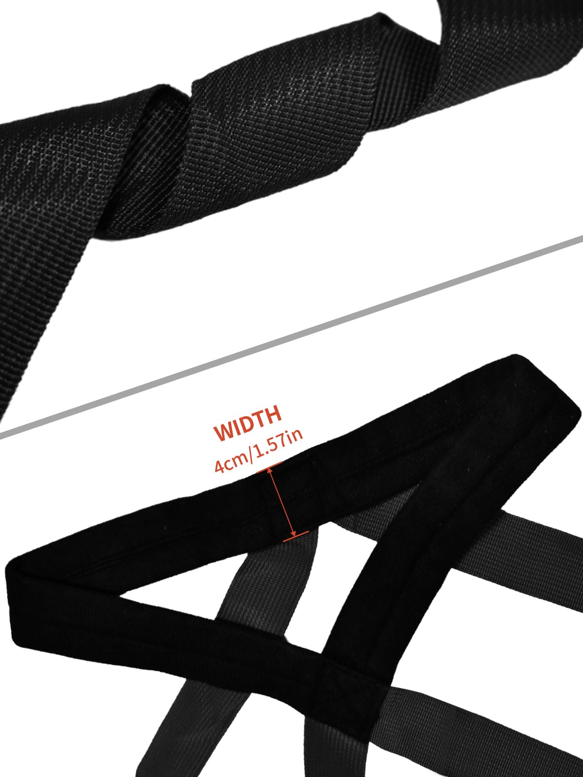Kangdarpet dog pulling harness showing its reflective stitching.