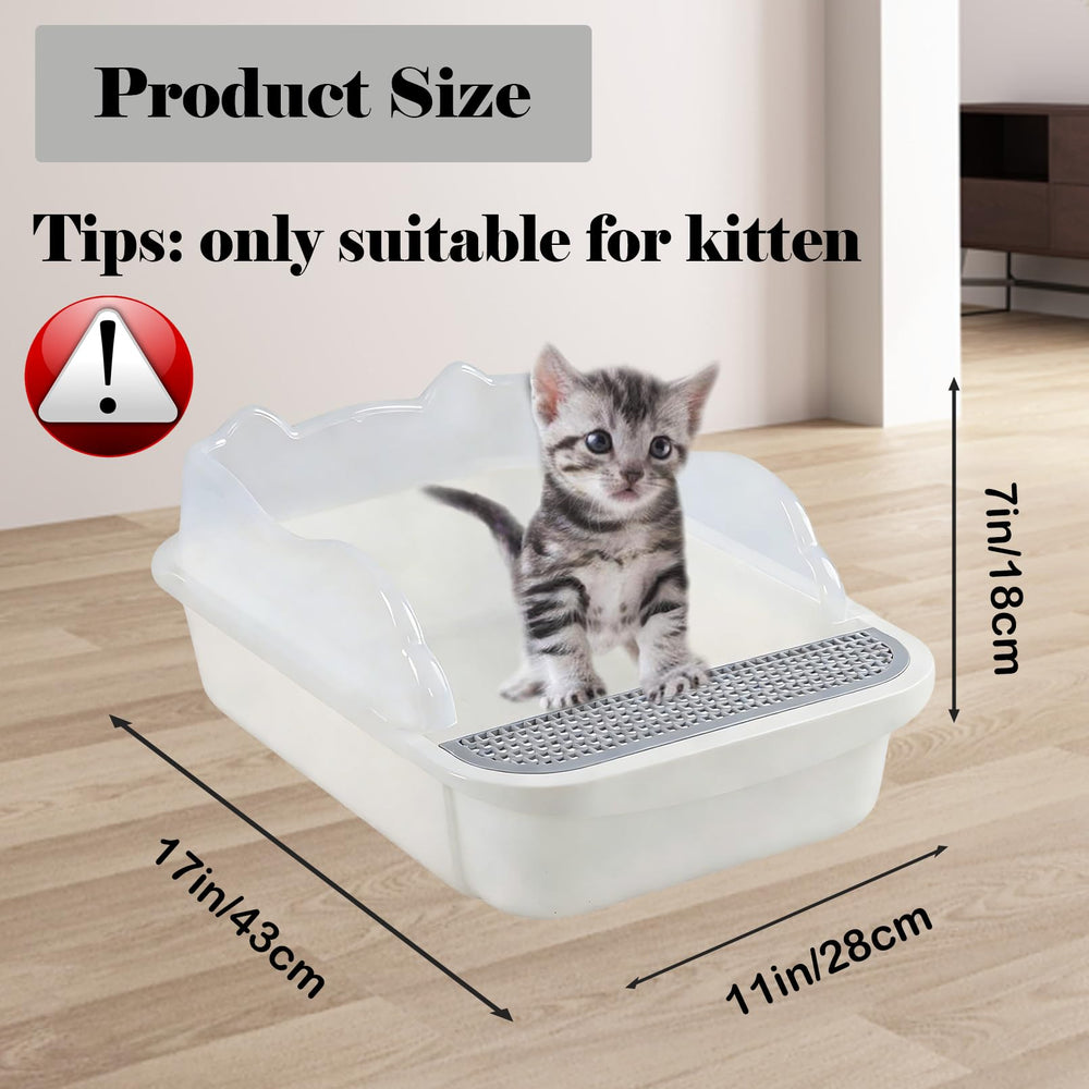 kathson litter box detail showing the removable hollow pedal at the entrance.
