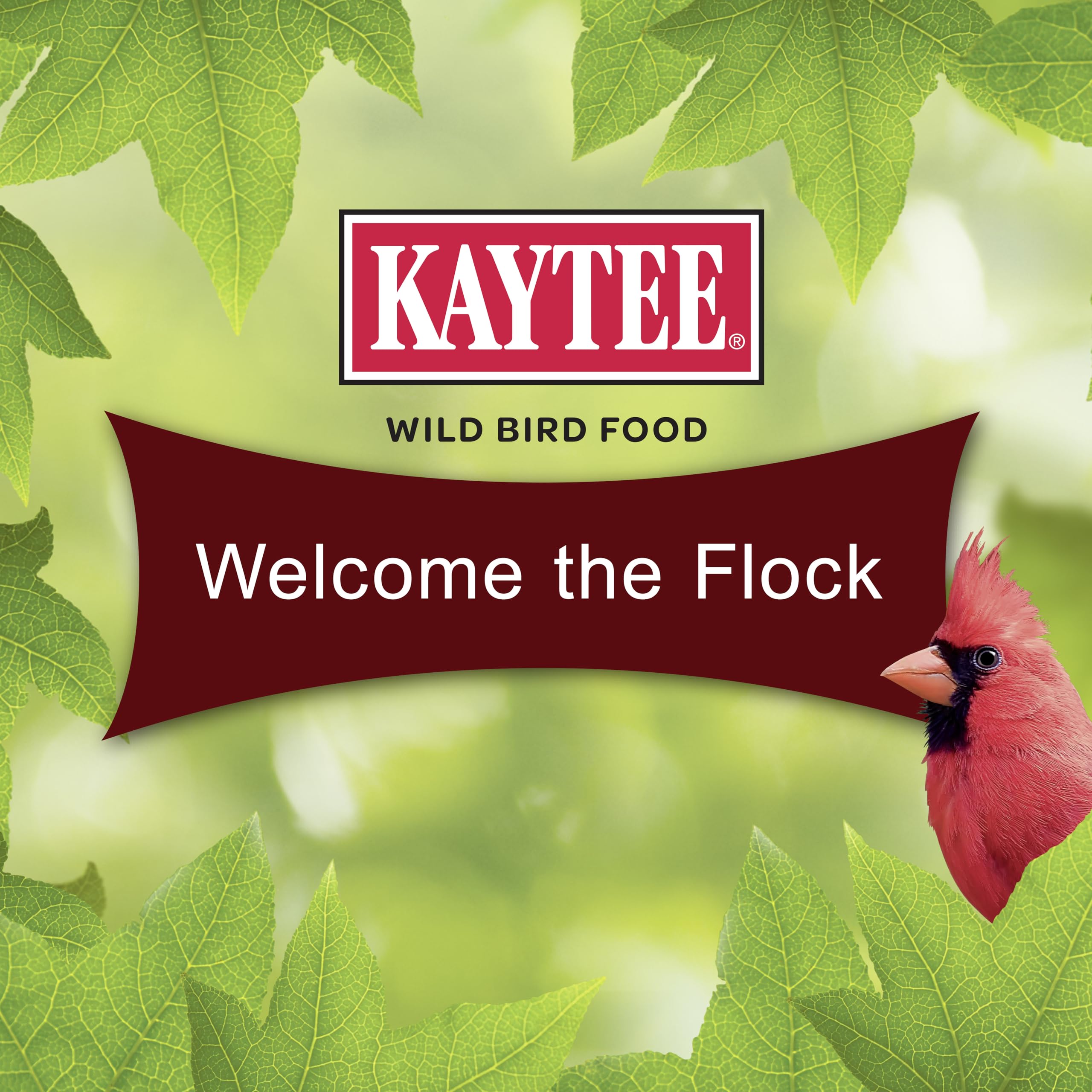 Kaytee Cardinal Seed Cake with millet included in the seed blend.