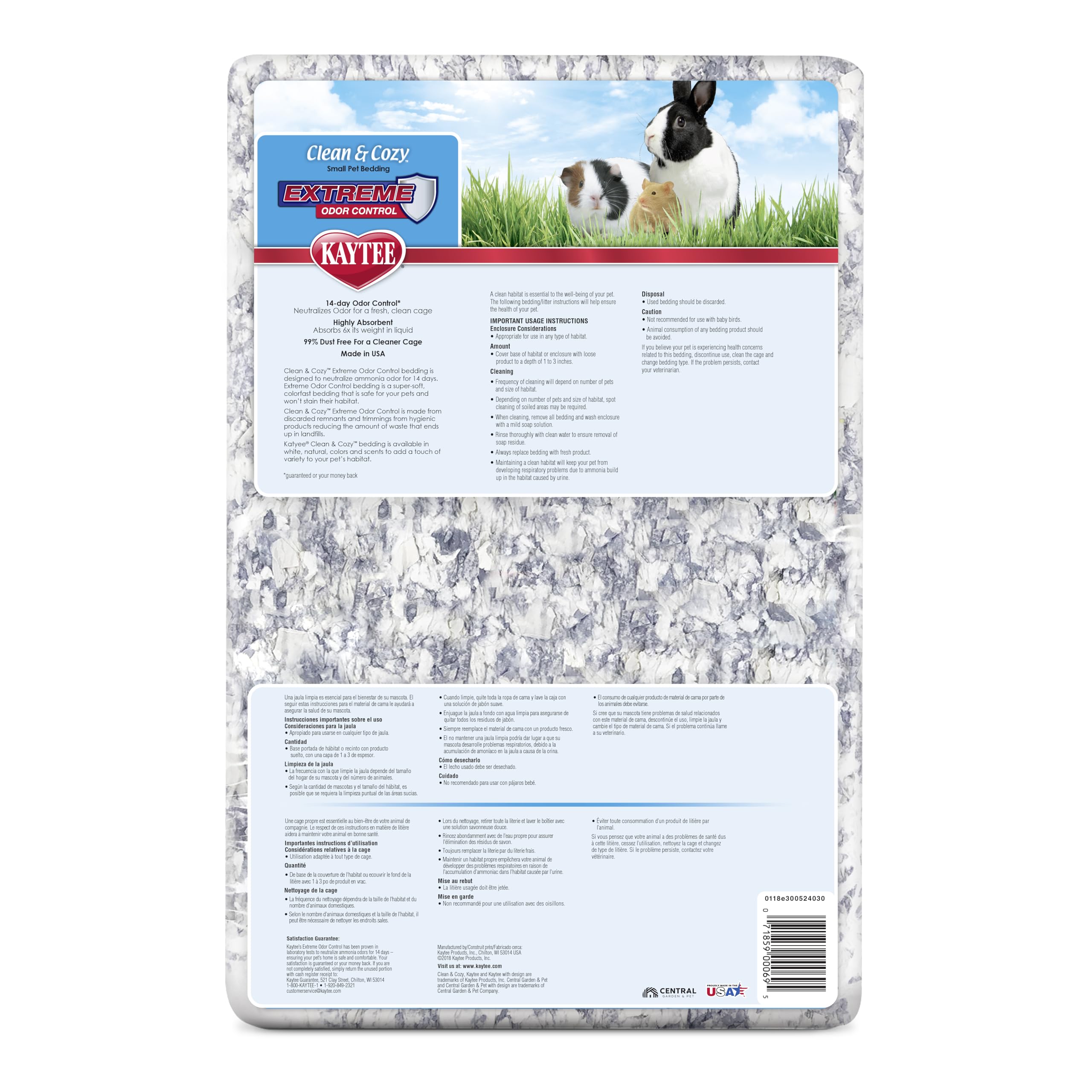 Kaytee hamster bedding shown from an alternate product angle.