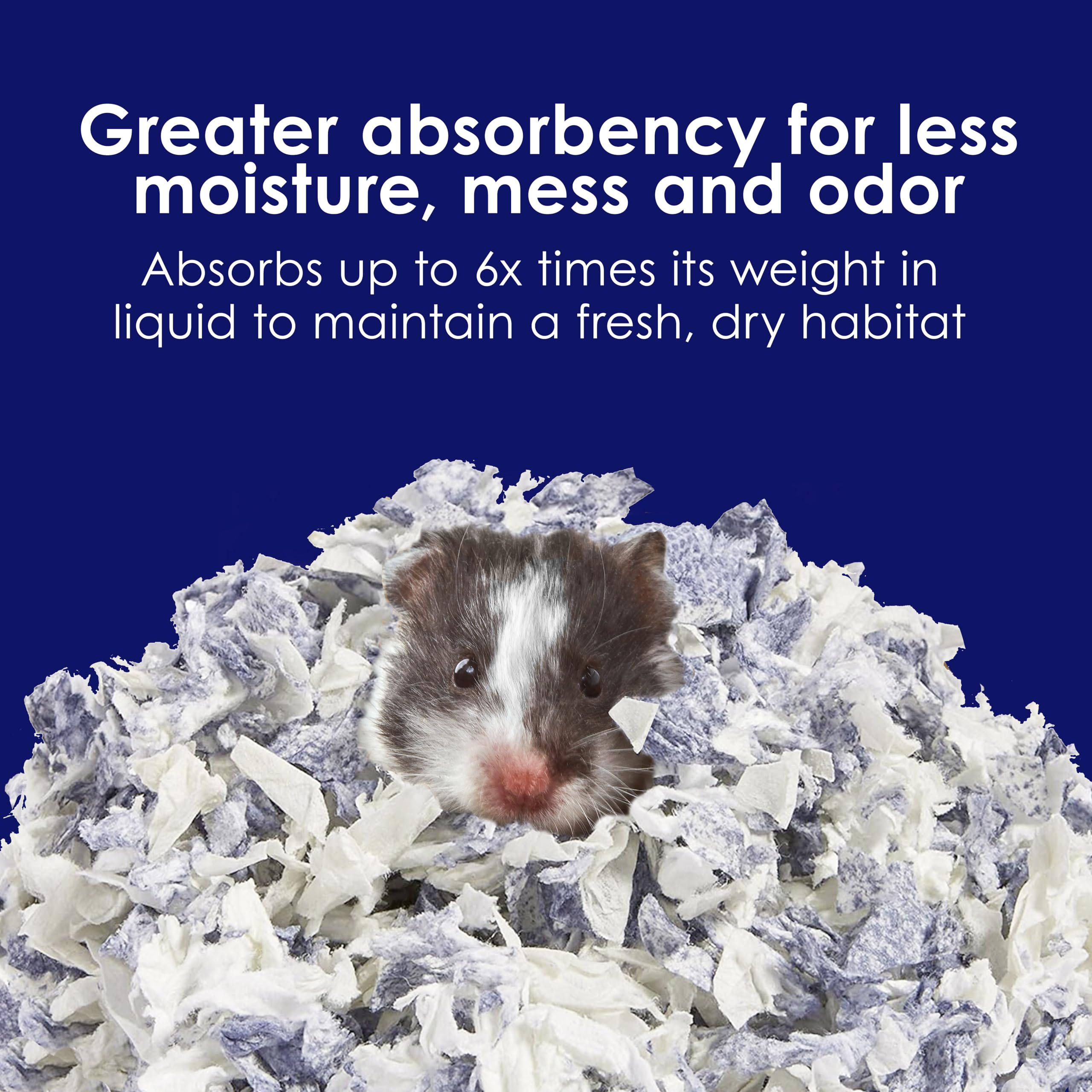 Kaytee hamster bedding shown with its fragrance-free feature.