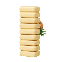 KELEBS dog shampoo bar shown from the front.