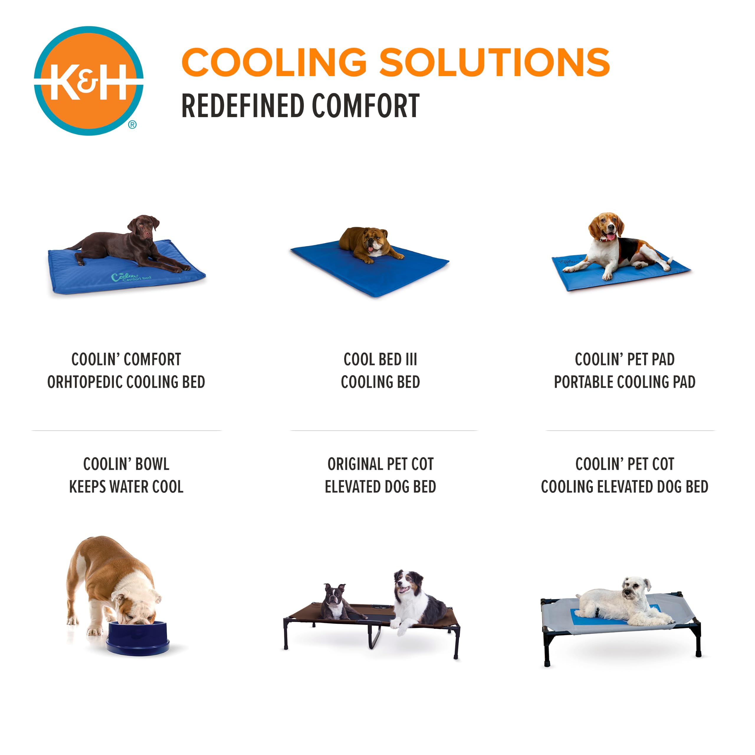 K&H Pet Products Coolin' Pet Pad placed on top of a pet bed.