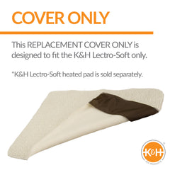 K&H Pet Products Lectro-Soft replacement cover showing its faux-fleece texture.