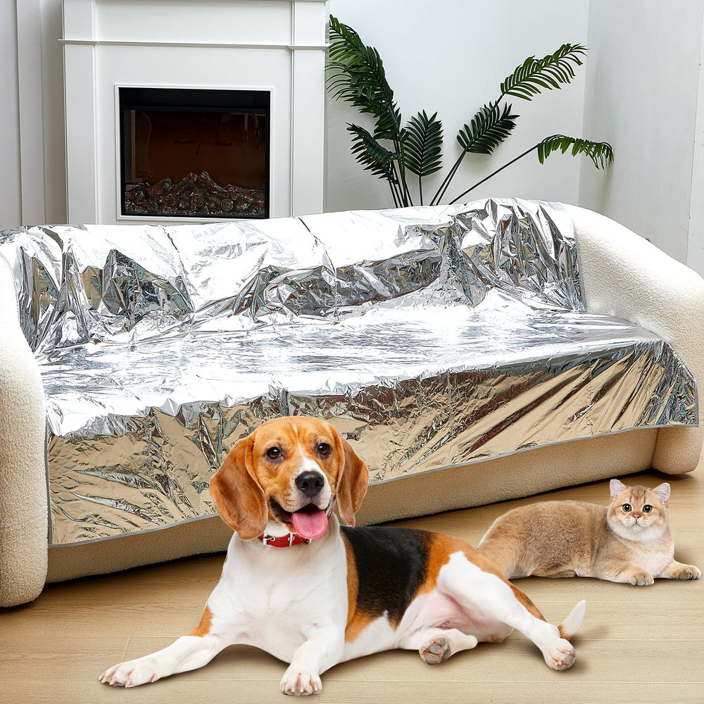 Kigley Pet Deterrent Mat shown from the front in khaki.
