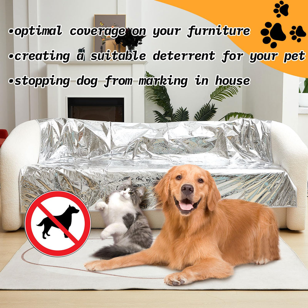 Kigley Pet Deterrent Mat size guide showing its length, width, and thickness.