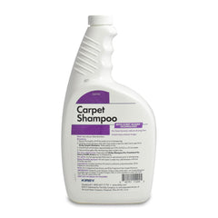 Kirby Carpet Shampoo shown being used to clean carpet.
