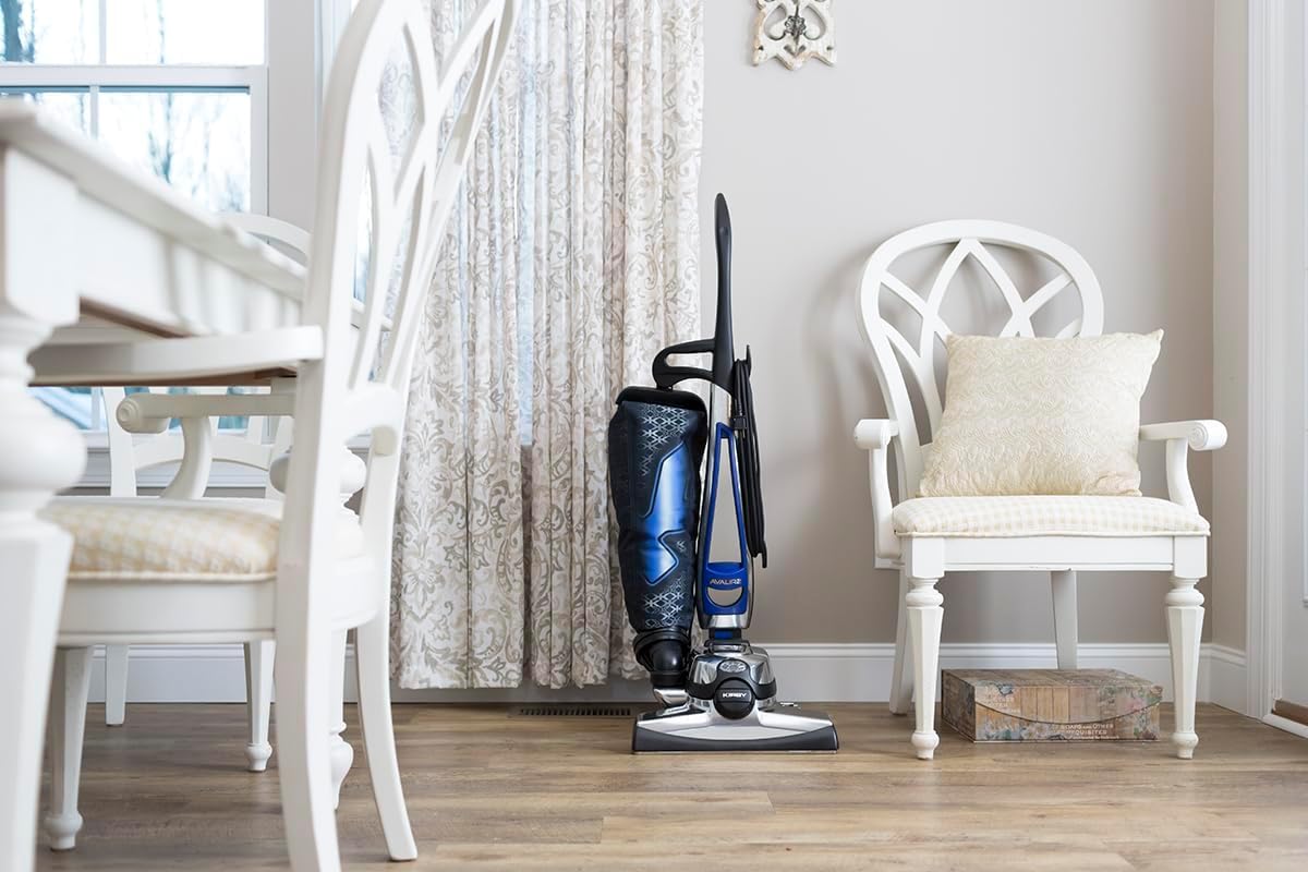 Kirby Carpet Shampoo shown for upholstery cleaning.