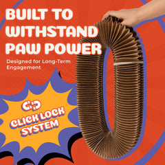 Kitty&Scratch Kitty Kurlz cat scratcher shown as a two-piece set.