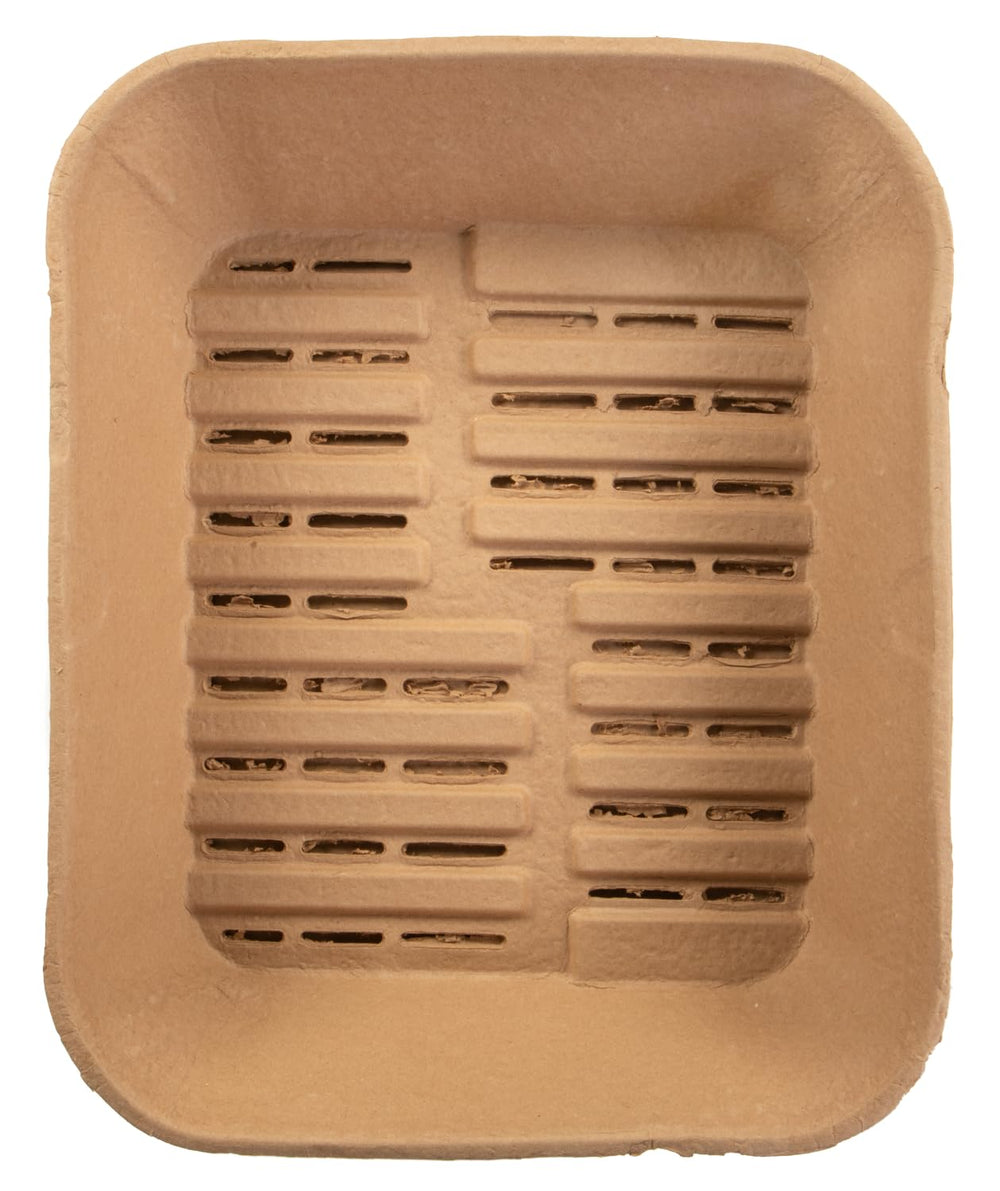 Kitty Sift litter box shown in use as a cat litter station.