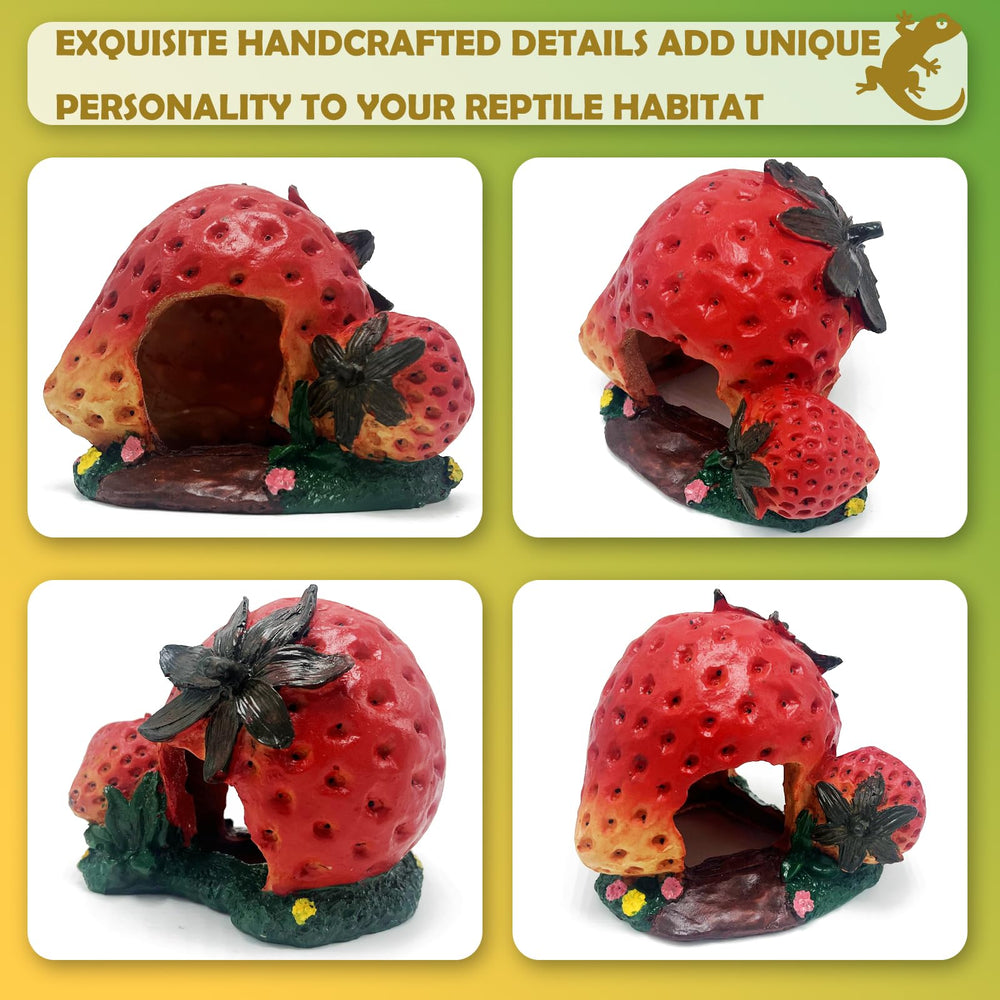 Kocris Casa reptile hide presented as decorative shelter in a terrarium.