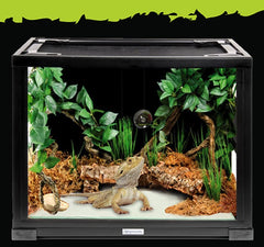 Komodo Repti-Pads shown lining the floor of a reptile tank.