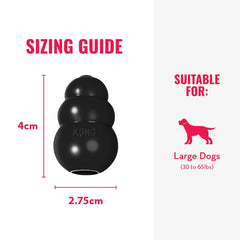 KONG Extreme dog toy in use during an unpredictable-bounce fetch game.