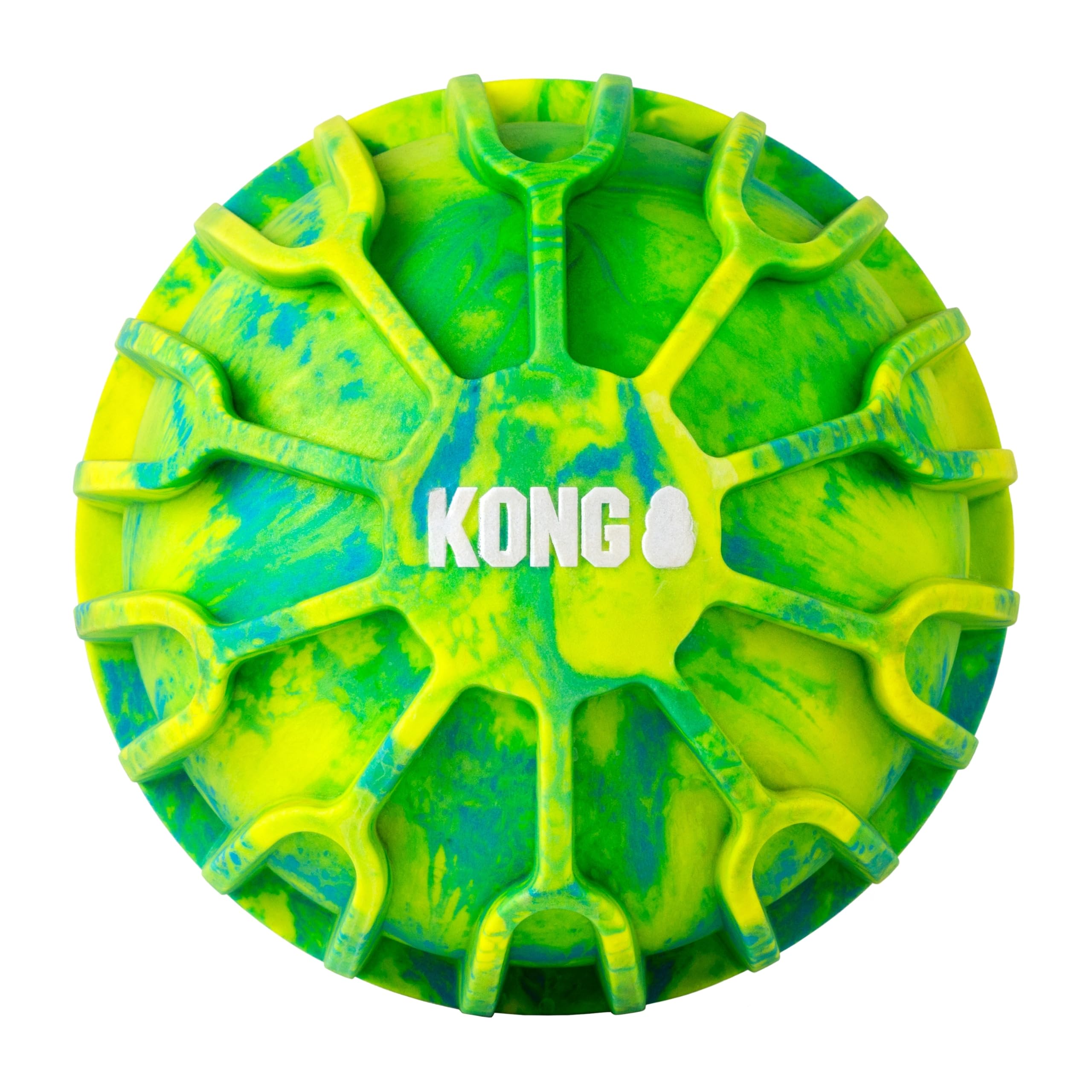 KONG FlexBall fetch toy shown from the front.