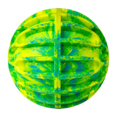 KONG FlexBall fetch toy close-up showing its deep grip ridges.