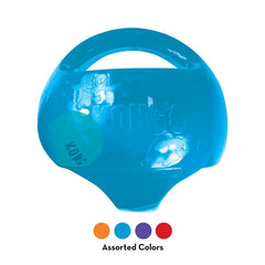 KONG Jumbler Ball shown with its easy-to-grab design.