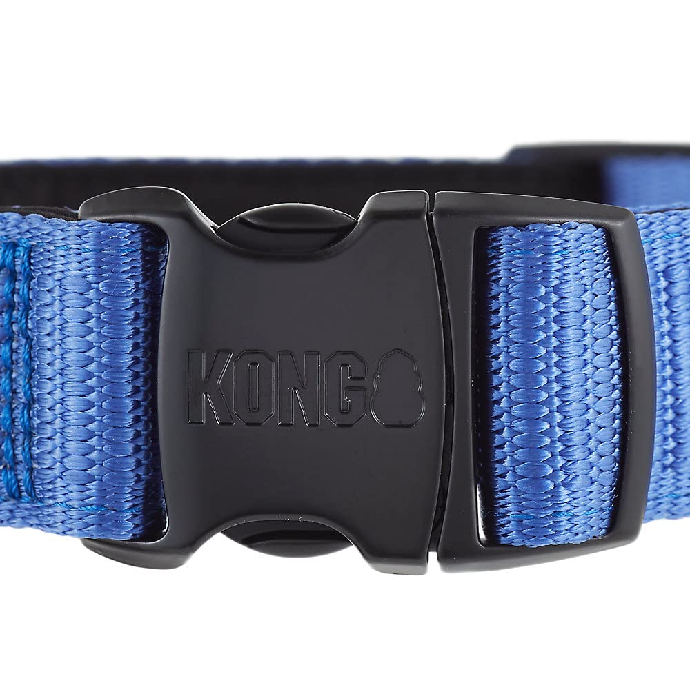 KONG Max HD dog collar detail showing the metal D-ring for an ID tag.