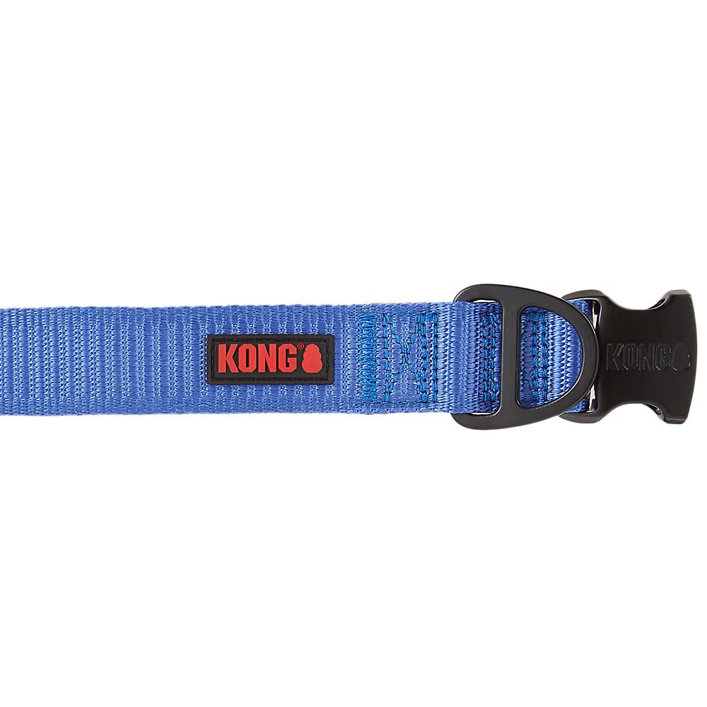 KONG Max HD dog collar shown fitted around a dog's neck.