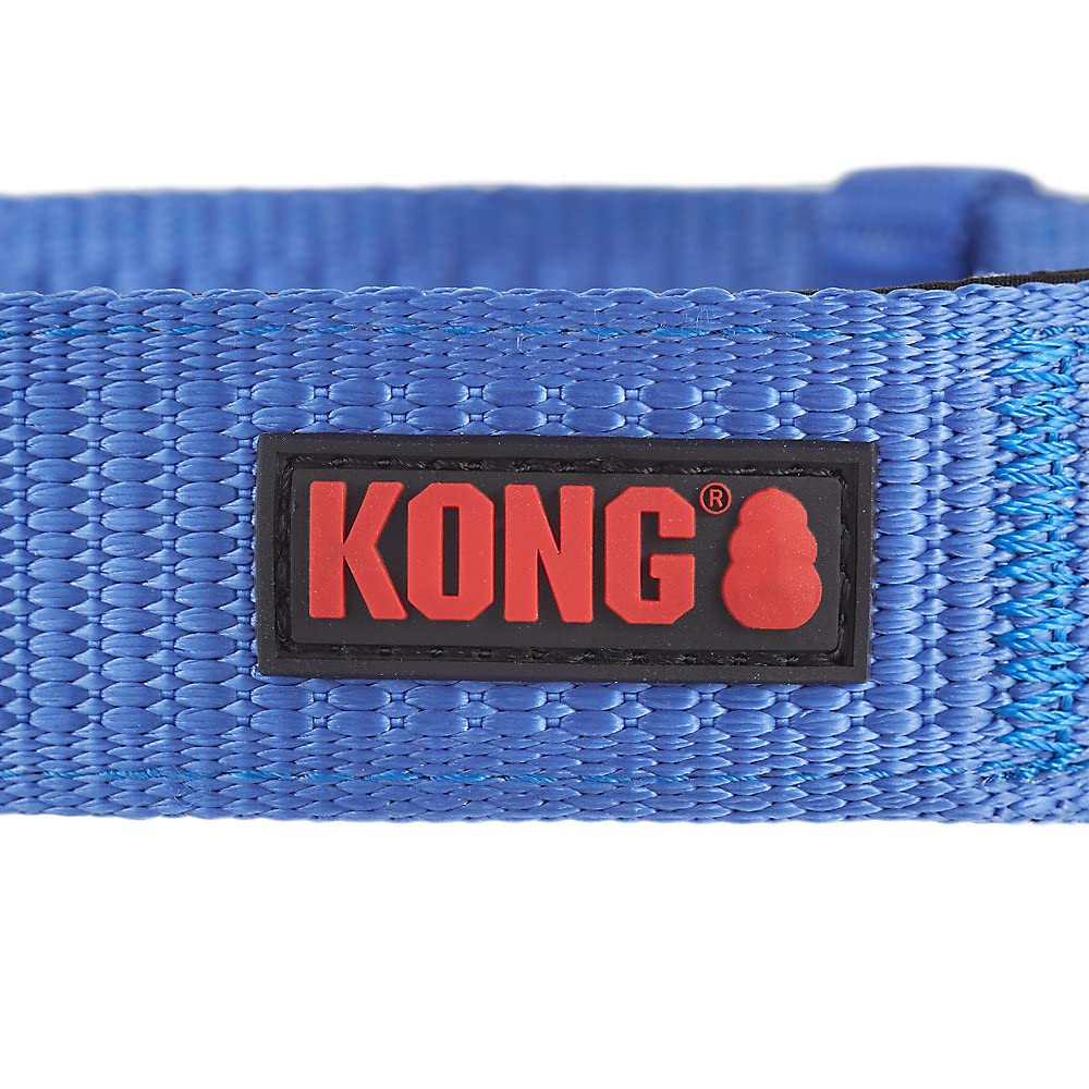 KONG Max HD dog collar detail showing the metal snap buckle.
