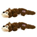 KONG Scrunch Knots Squirrel dog toy shown from the front.