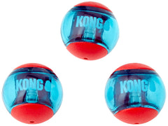 KONG Squeezz Action Toy shown from an alternate side angle.