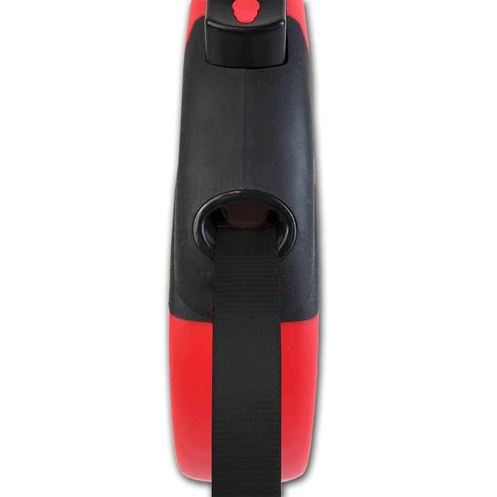 KONG Alcott Terrain retractable dog leash showing the brake-and-lock control.