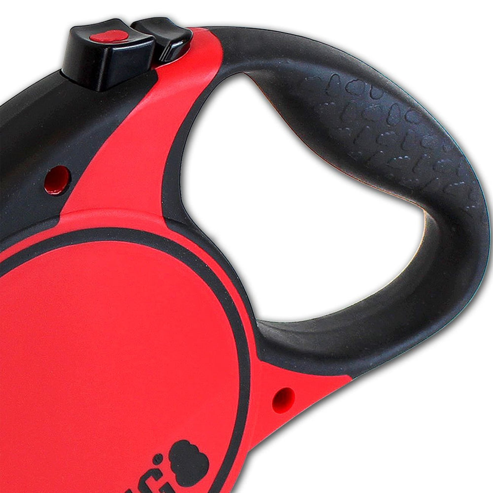 KONG Alcott Terrain retractable dog leash showing its soft-grip handle.