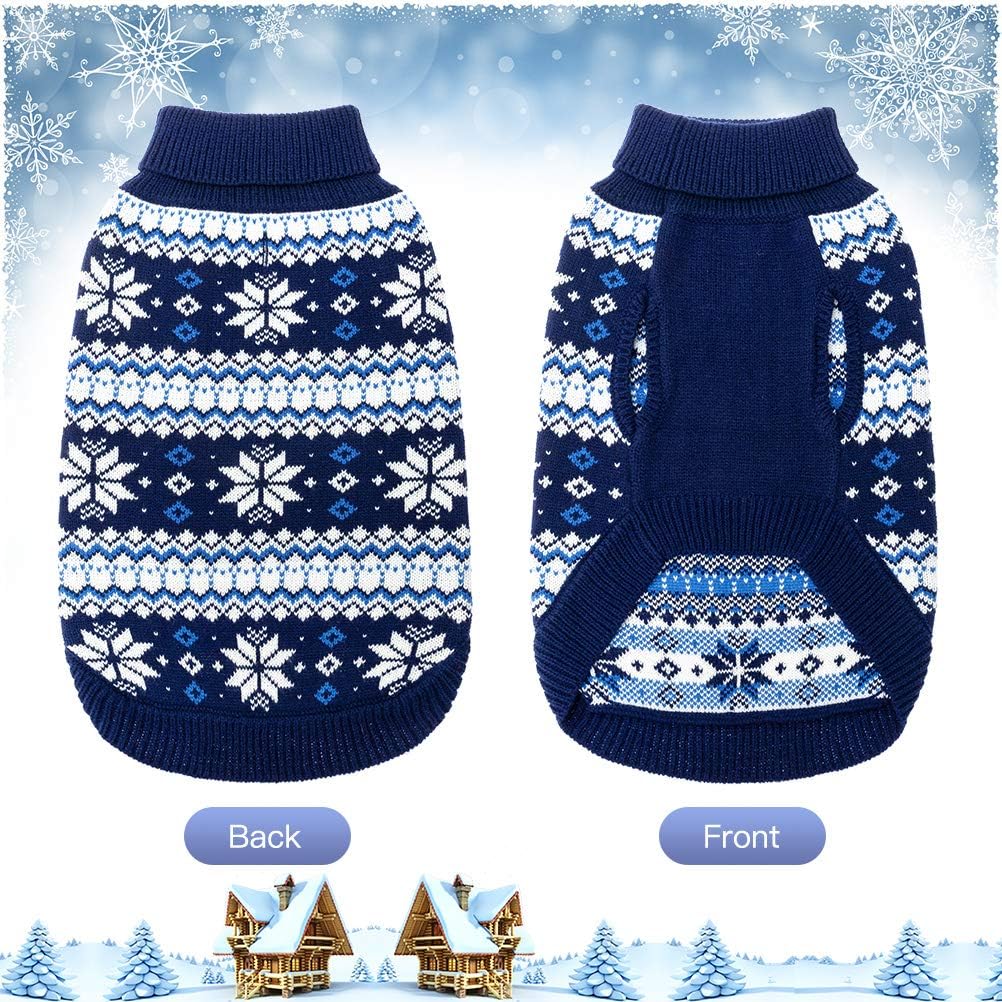 KOOLTAIL dog sweater shown from a side angle.