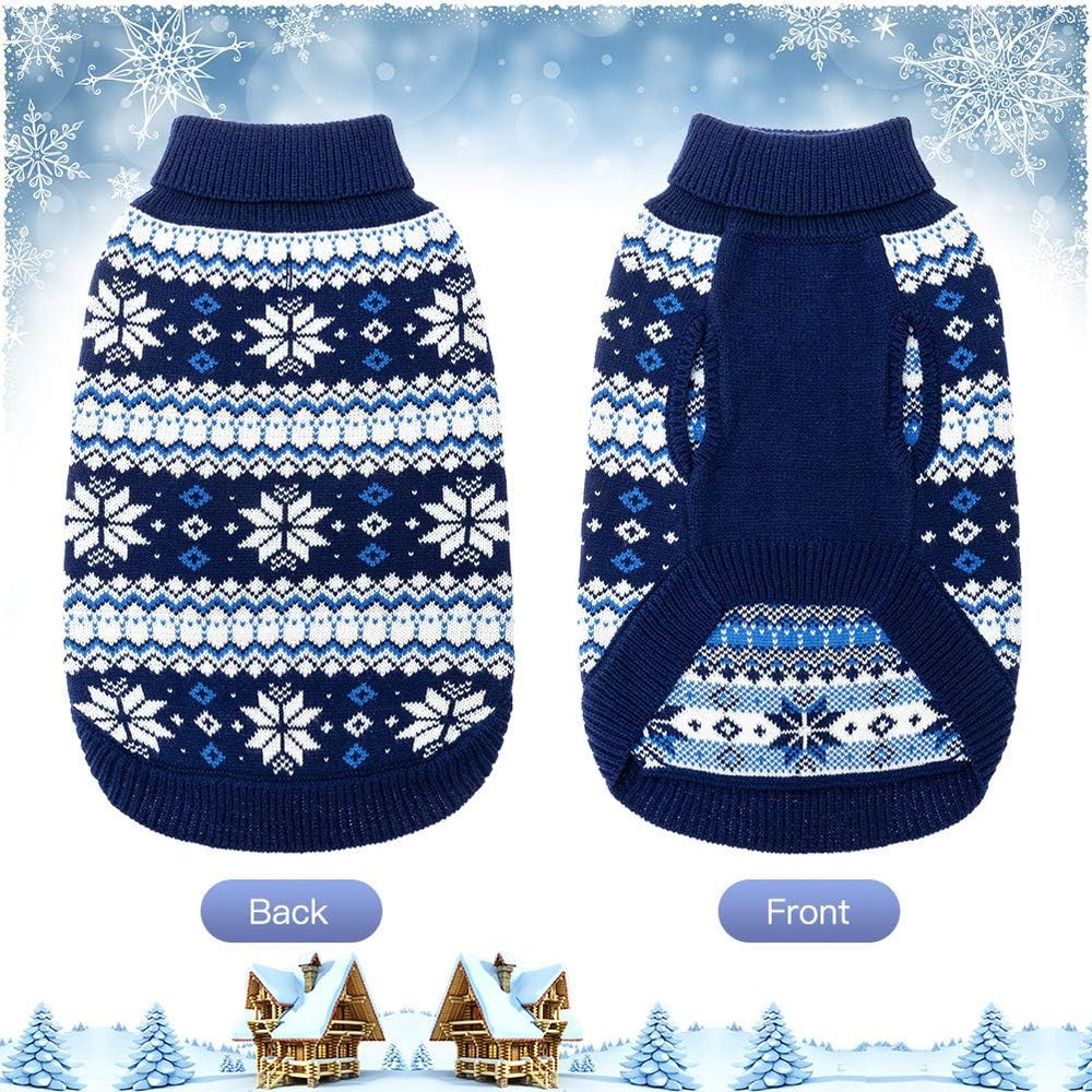 KOOLTAIL dog sweater shown from a side angle.