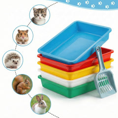 Koparion kitten litter box used as a tray for storing small items.