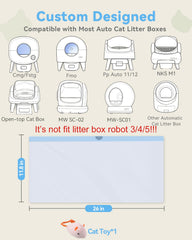 KropBom cat litter bags with a close view of the reinforced drawstring closure.