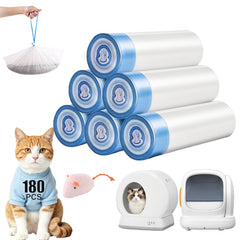 KropBom cat litter bags shown from the front.
