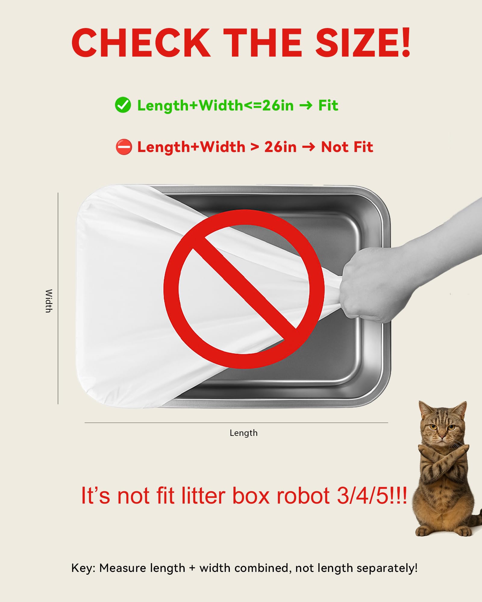 KropBom cat litter bags showing the pre-separated liner format.