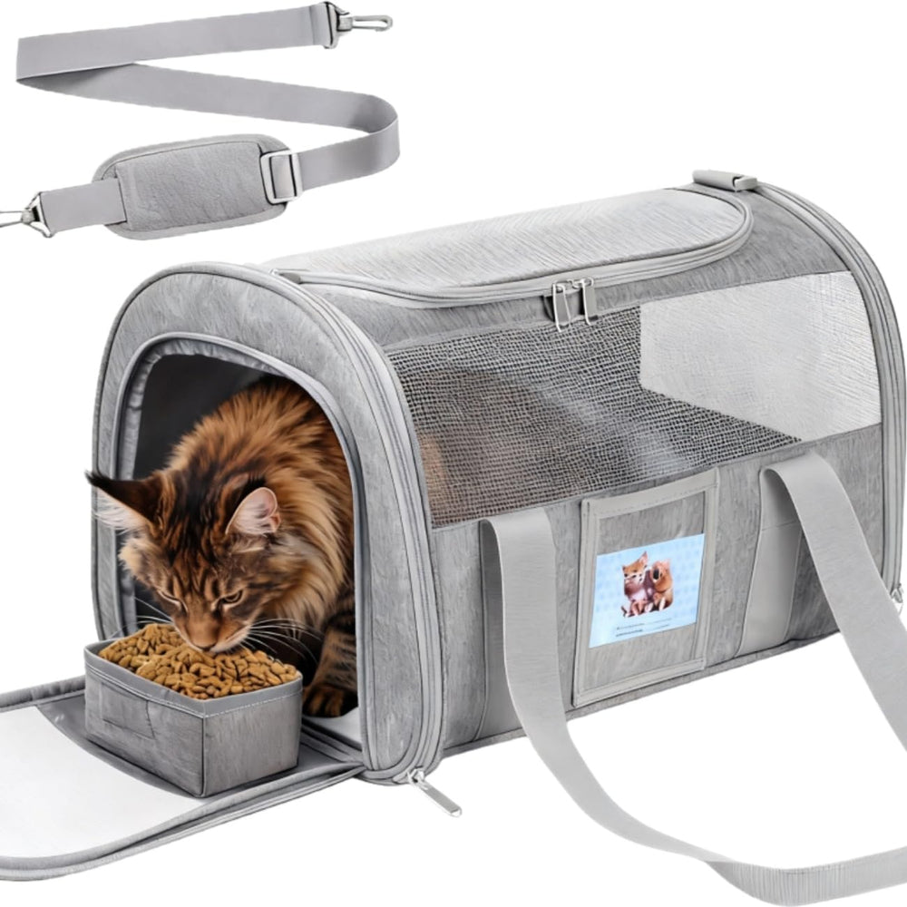 KTSOLRA cat carrier backpack shown from the front.