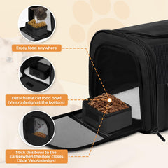 KTSOLRA soft cat carrier worn as a backpack.