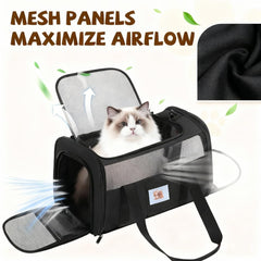 KTSOLRA soft cat carrier with its removable interior pad.